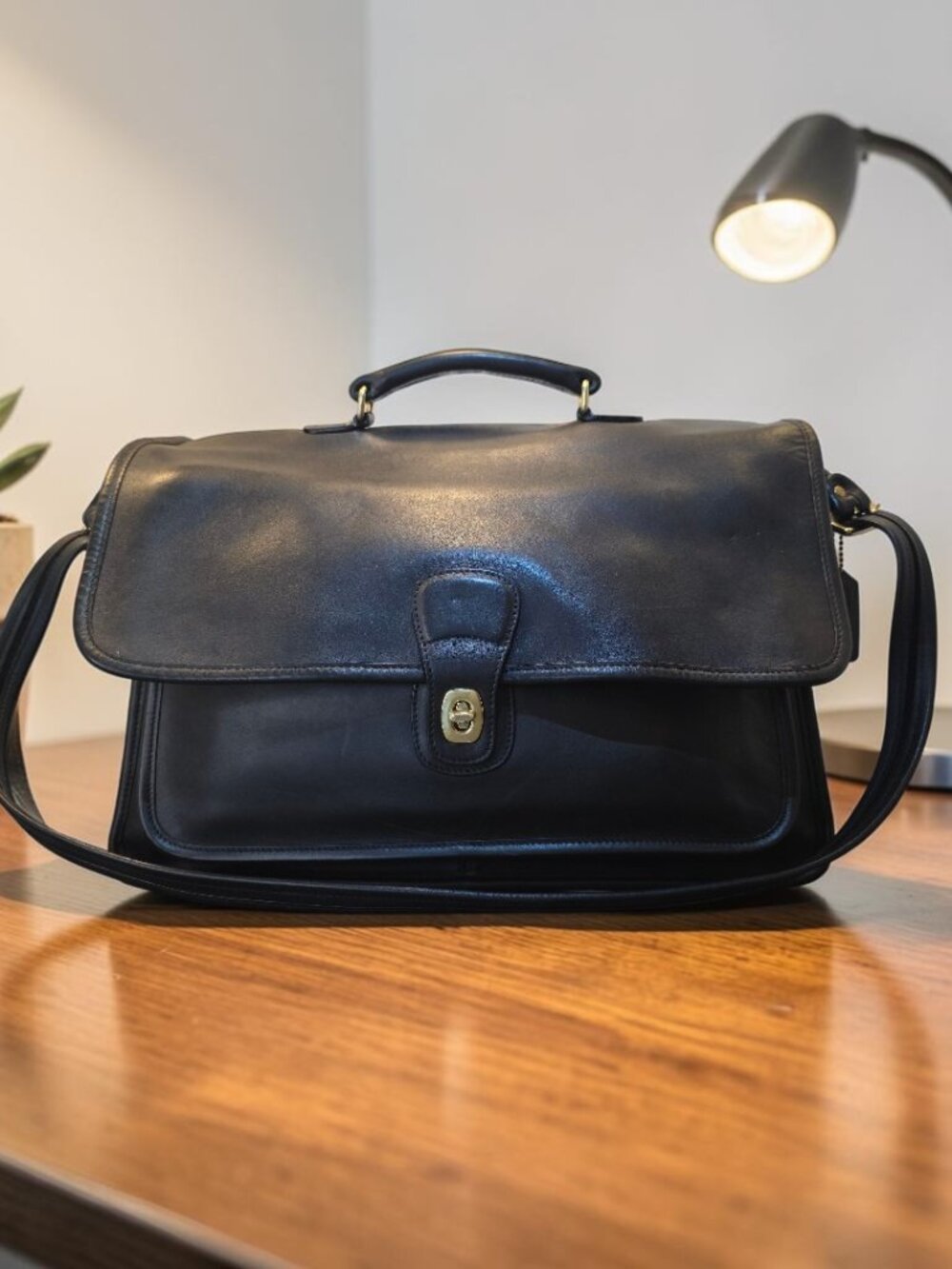 Vintage Coach Briefcase (Devil Wears Prada 2) Metropolitan Style #5180 Black